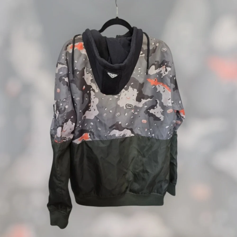 ecko unltd Mens Cadet Flash Jacket In Olive Desert. Size L - Picture 6 of 6